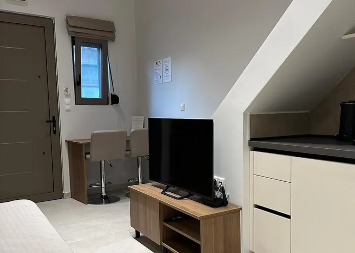 Modern Lofts In Archangelos Rhodes With Parking - Equus - 3 Guests Appartement Archangelos (Rhodes)