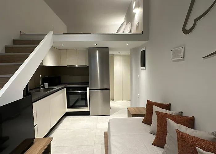 Апартаменты Modern Lofts In Archangelos Rhodes With Parking - Equus - 3 Guests *